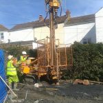 Groud source Drilling for Social Housing in Cornwall