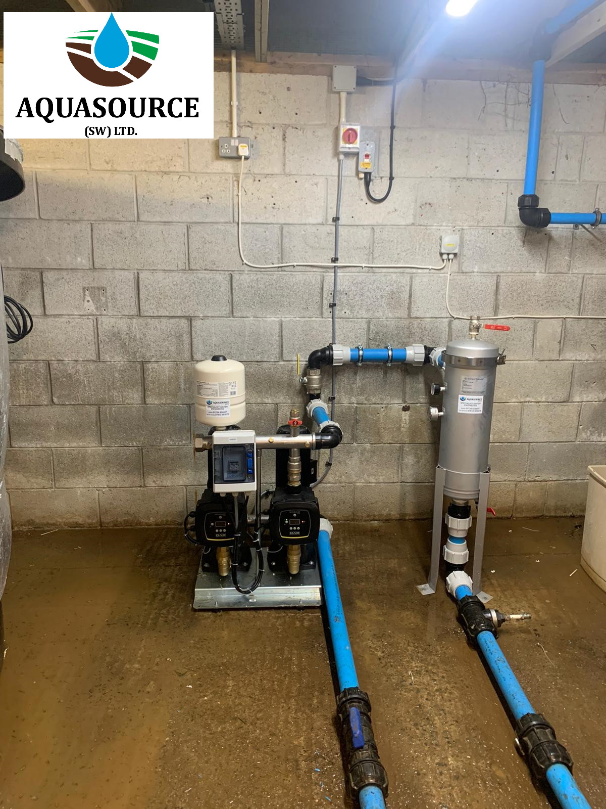 Replacement Filtration and Pumps Installation in Cornwall Aquasource