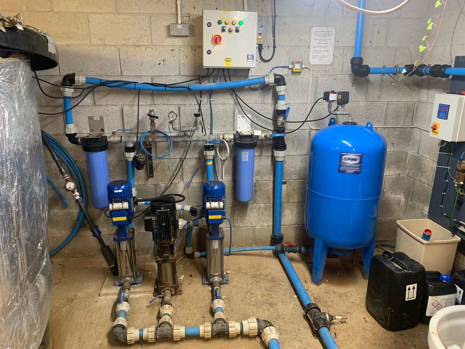 Replacement Filtration and Pumps Installation in Cornwall Aquasource
